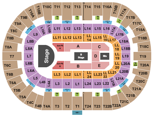 Pechanga Arena Rosalía Seating Chart